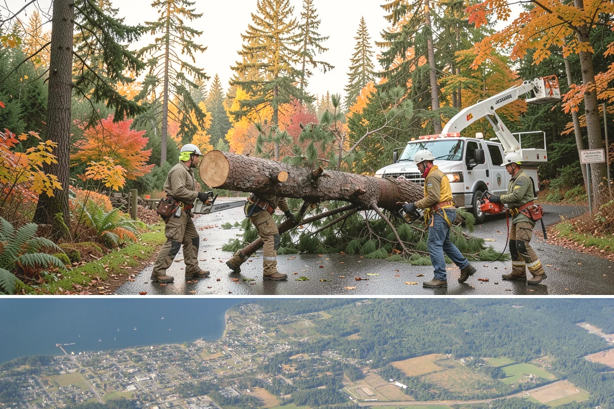 Deep root fertilization in Coupeville, Island County, WA - This service can be performed year-round in the Puget Sound region but may require air excavation tools during wetter seasons to...