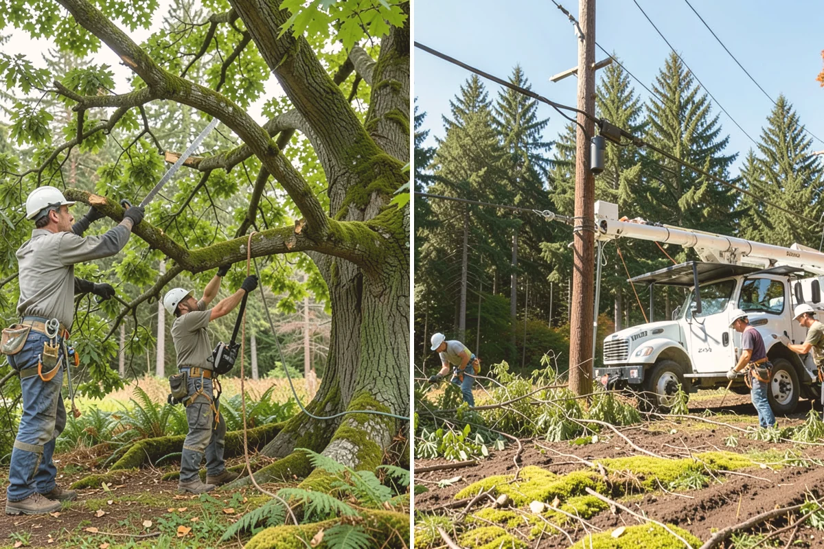 Deep root fertilization in Eatonville, Pierce County, WA - Inspect the tree and its site