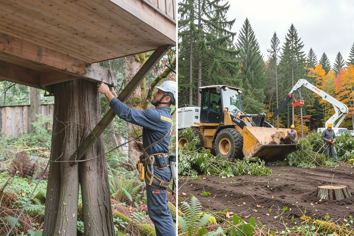 Deep root fertilization in Edgewood, Pierce County, WA - Inspect the tree and its site