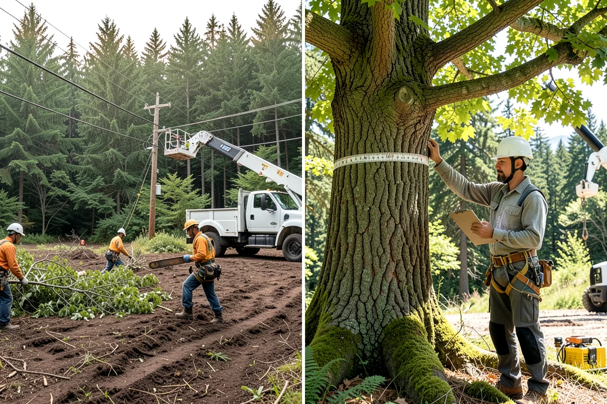 Deep root fertilization in Enumclaw, King County, WA - Inspect the tree and its site