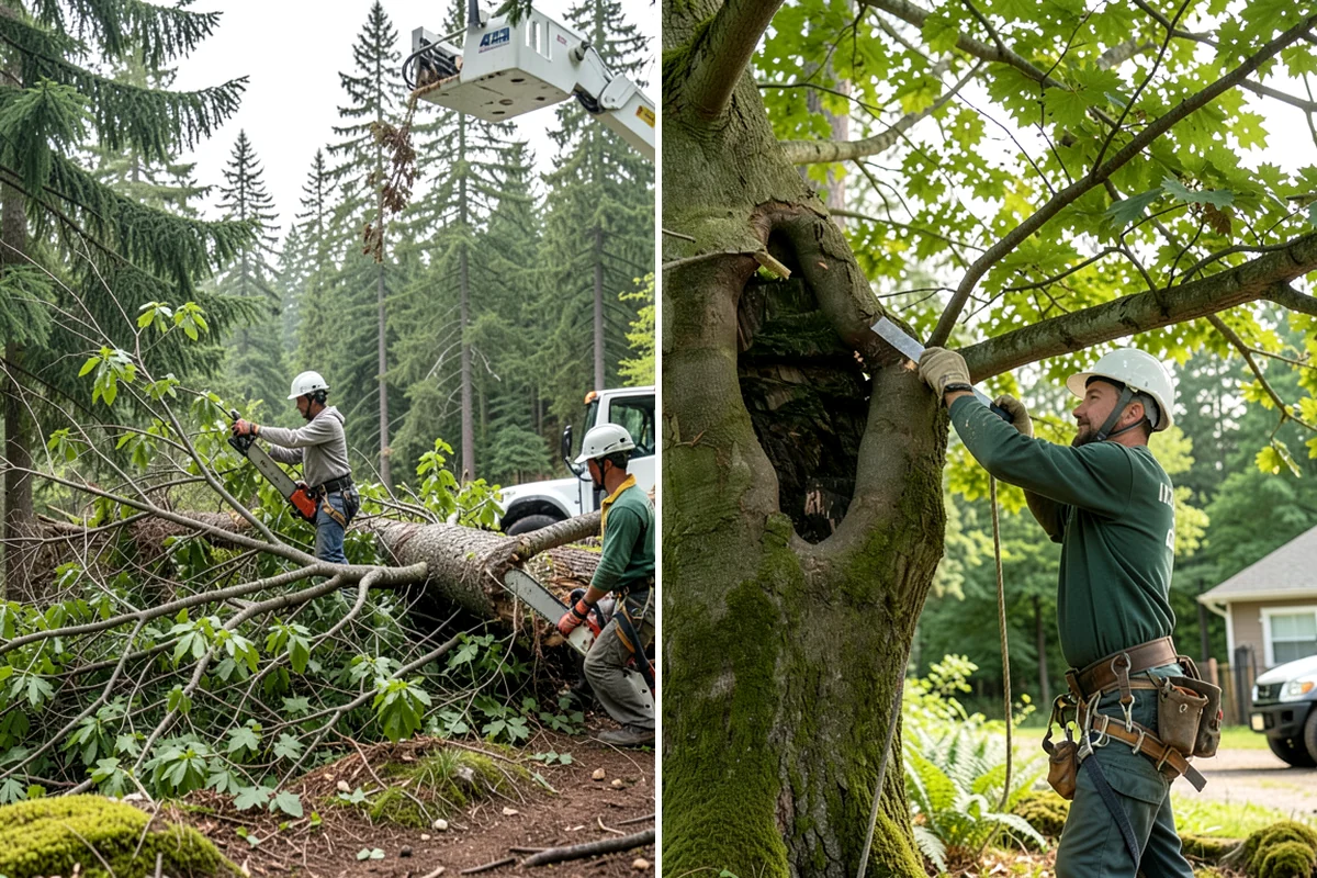 Deep root fertilization in Everett, Snohomish County, WA - Inspect the tree and its site