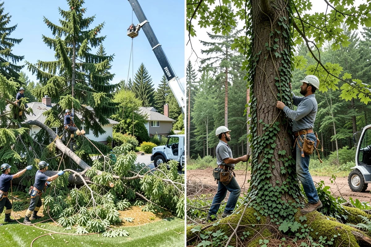 Deep root fertilization in Federal Way, King County, WA - Inspect the tree and its site