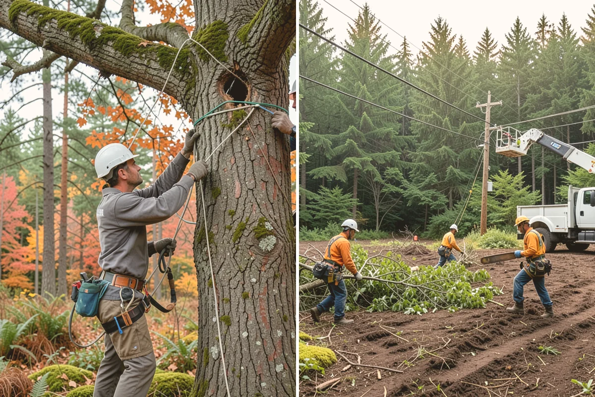 Deep root fertilization in Fife, Pierce County, WA - Inspect the tree and its site