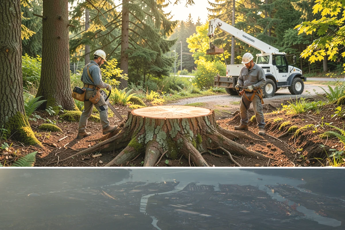 Deep root fertilization in Fife, Pierce County, WA - This service can be performed year-round in the Puget Sound region but may require air excavation tools during wetter seasons to...