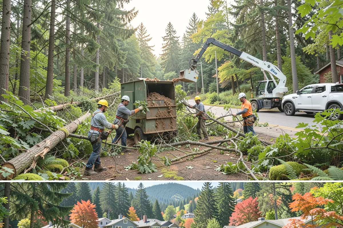 Deep root fertilization in Fircrest, Pierce County, WA - This service can be performed year-round in the Puget Sound region but may require air excavation tools during wetter seasons to...