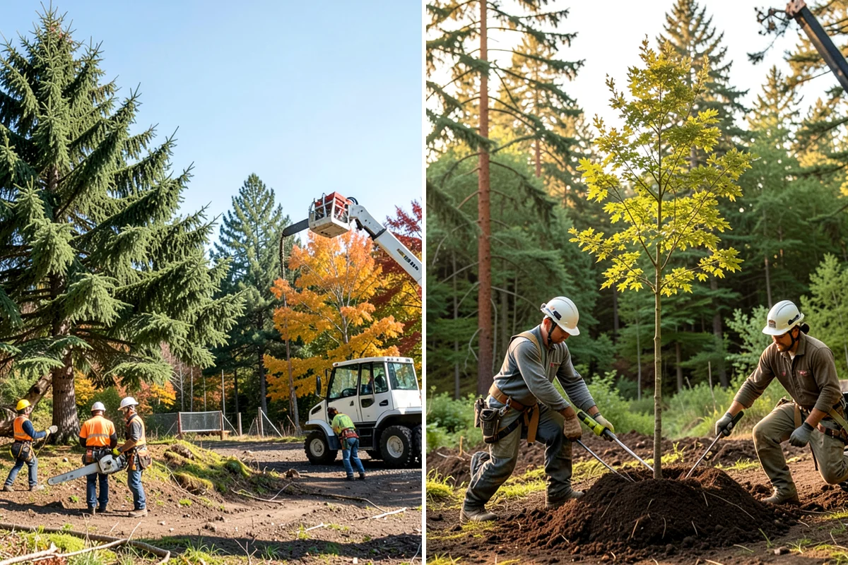 Deep root fertilization in Hunts Point, King County, WA - Inspect the tree and its site