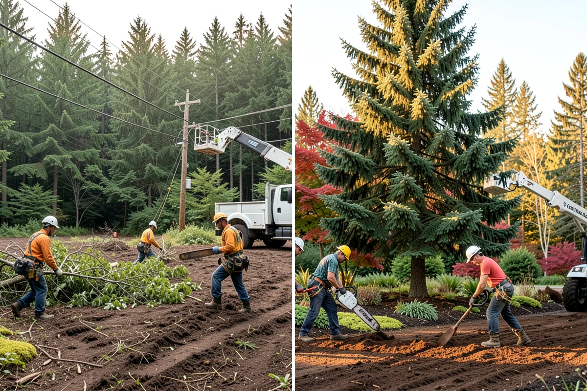 Deep root fertilization in Lakewood, Pierce County, WA - Inspect the tree and its site