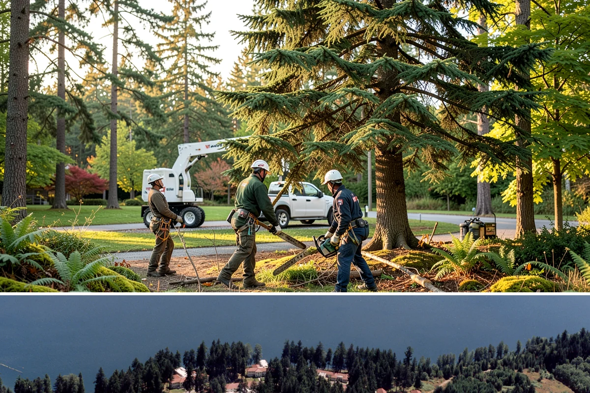 Deep root fertilization in Lakewood, Pierce County, WA - This service can be performed year-round in the Puget Sound region but may require air excavation tools during wetter seasons to...