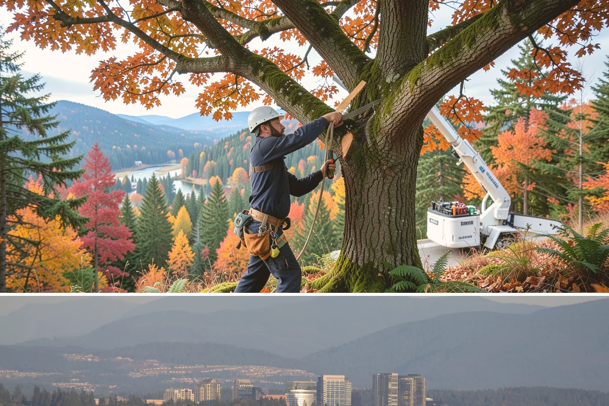 Deep root fertilization in Medina, King County, WA - This service can be performed year-round in the Puget Sound region but may require air excavation tools during wetter seasons to...