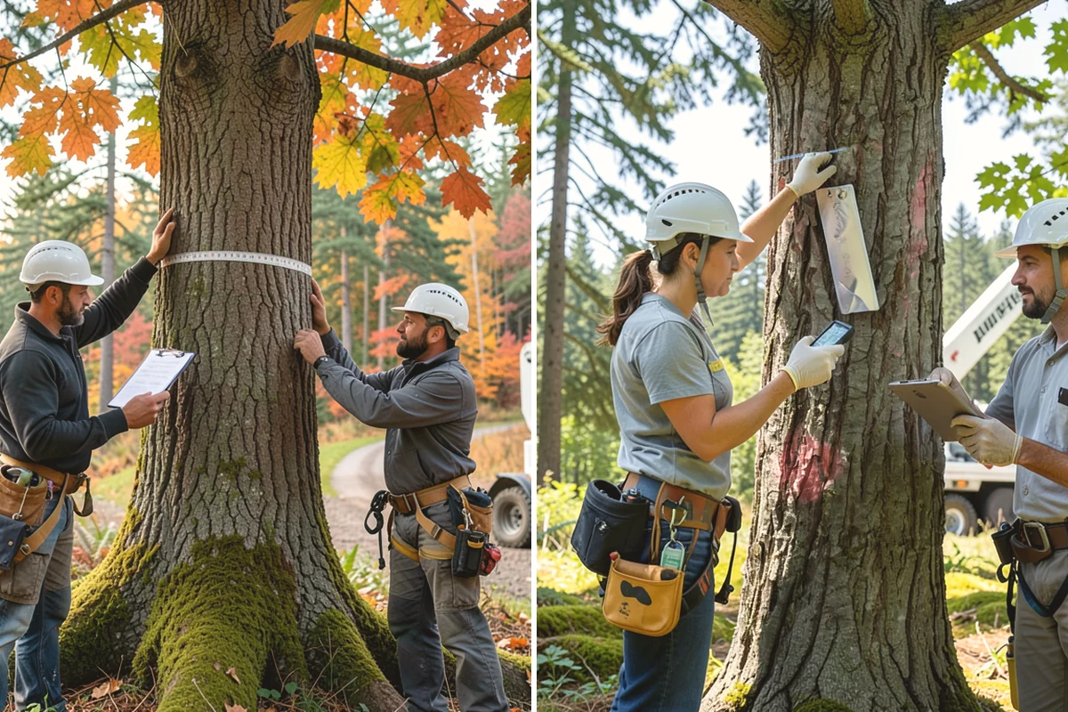 Deep root fertilization in Mercer Island, King County, WA - Inspect the tree and its site