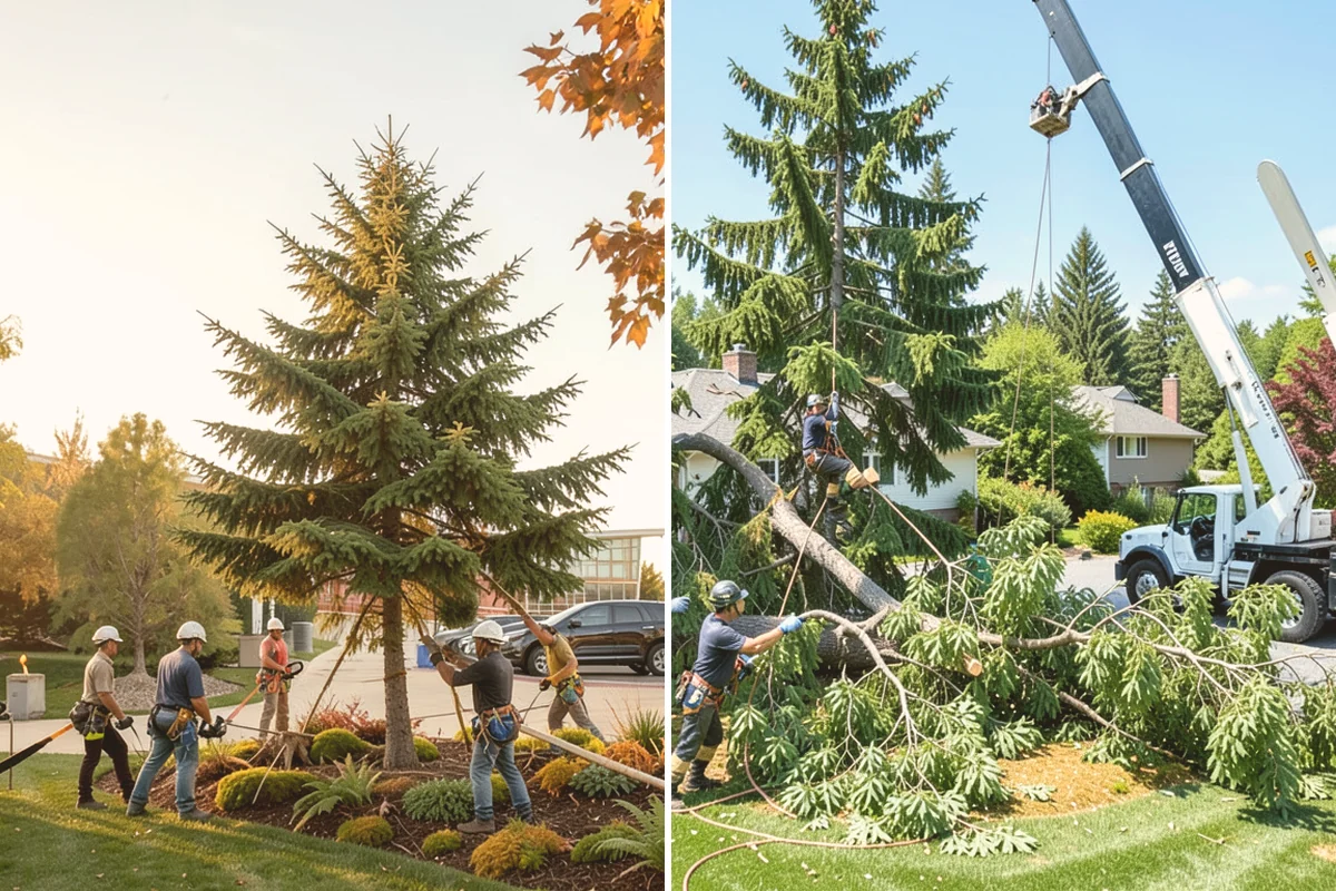 Deep root fertilization in Milton, King County, WA - Inspect the tree and its site