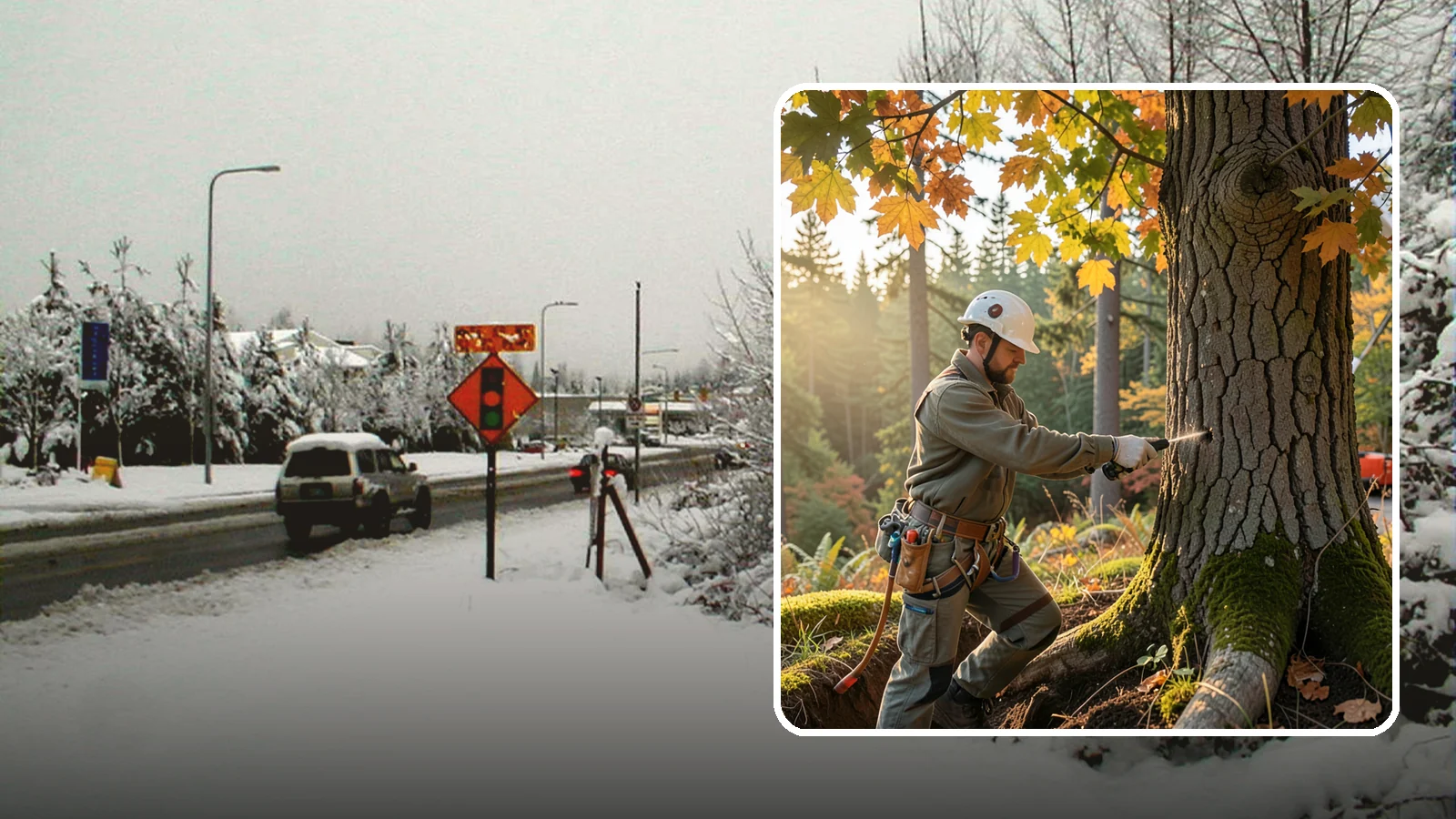 Deep root fertilization in Newcastle, King County, WA - The injection of nutrients into the root zone.