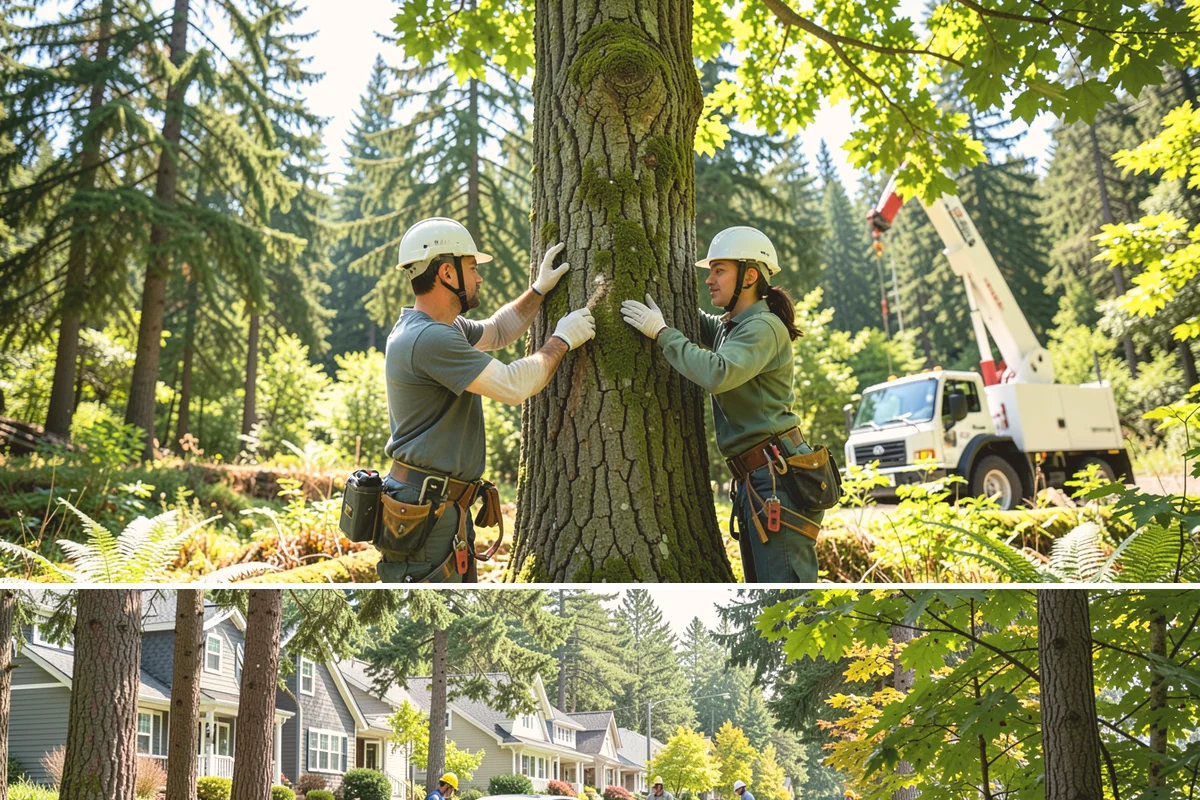 Deep root fertilization in Normandy Park, King County, WA - This service can be performed year-round in the Puget Sound region but may require air excavation tools during wetter seasons to...