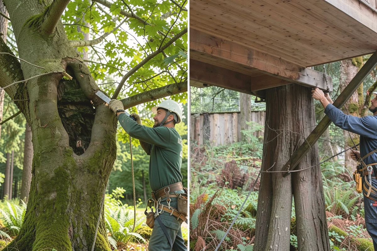 Deep root fertilization in Oak Harbor, Island County, WA - Inspect the tree and its site