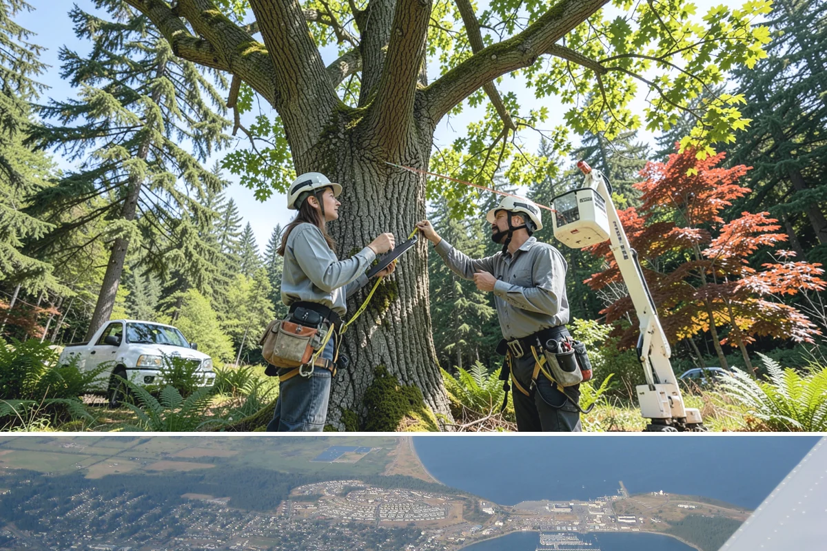 Deep root fertilization in Oak Harbor, Island County, WA - This service can be performed year-round in the Puget Sound region but may require air excavation tools during wetter seasons to...