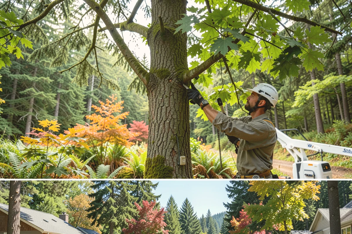 Deep root fertilization in Orting, Pierce County, WA - This service can be performed year-round in the Puget Sound region but may require air excavation tools during wetter seasons to...