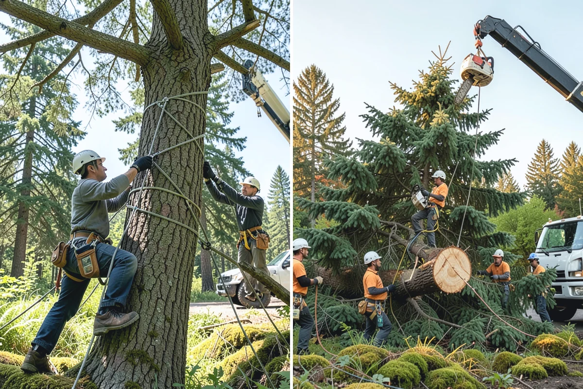Deep root fertilization in Renton, King County, WA - Inspect the tree and its site