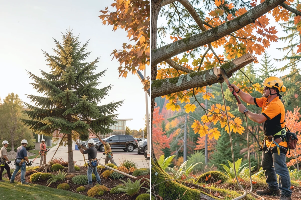 Deep root fertilization in Roy, Pierce County, WA - Inspect the tree and its site