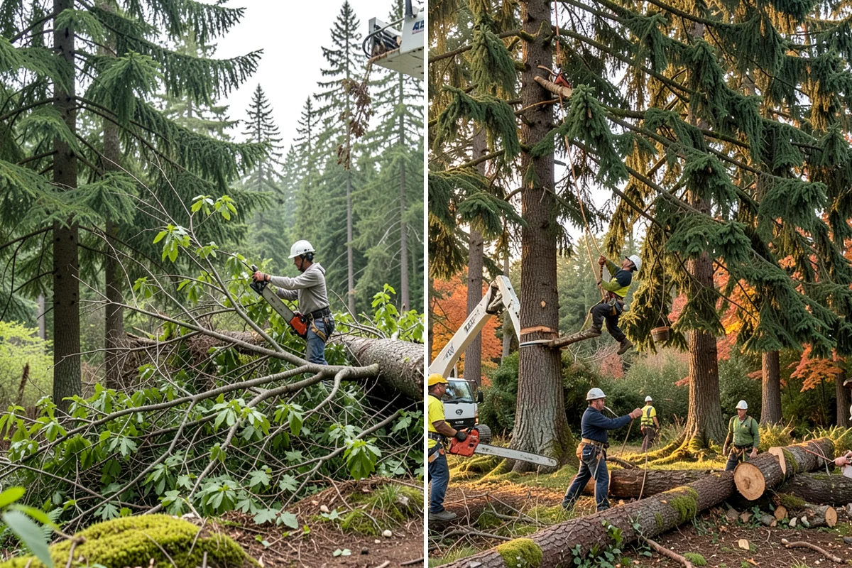 Deep root fertilization in Snoqualmie, King County, WA - Inspect the tree and its site