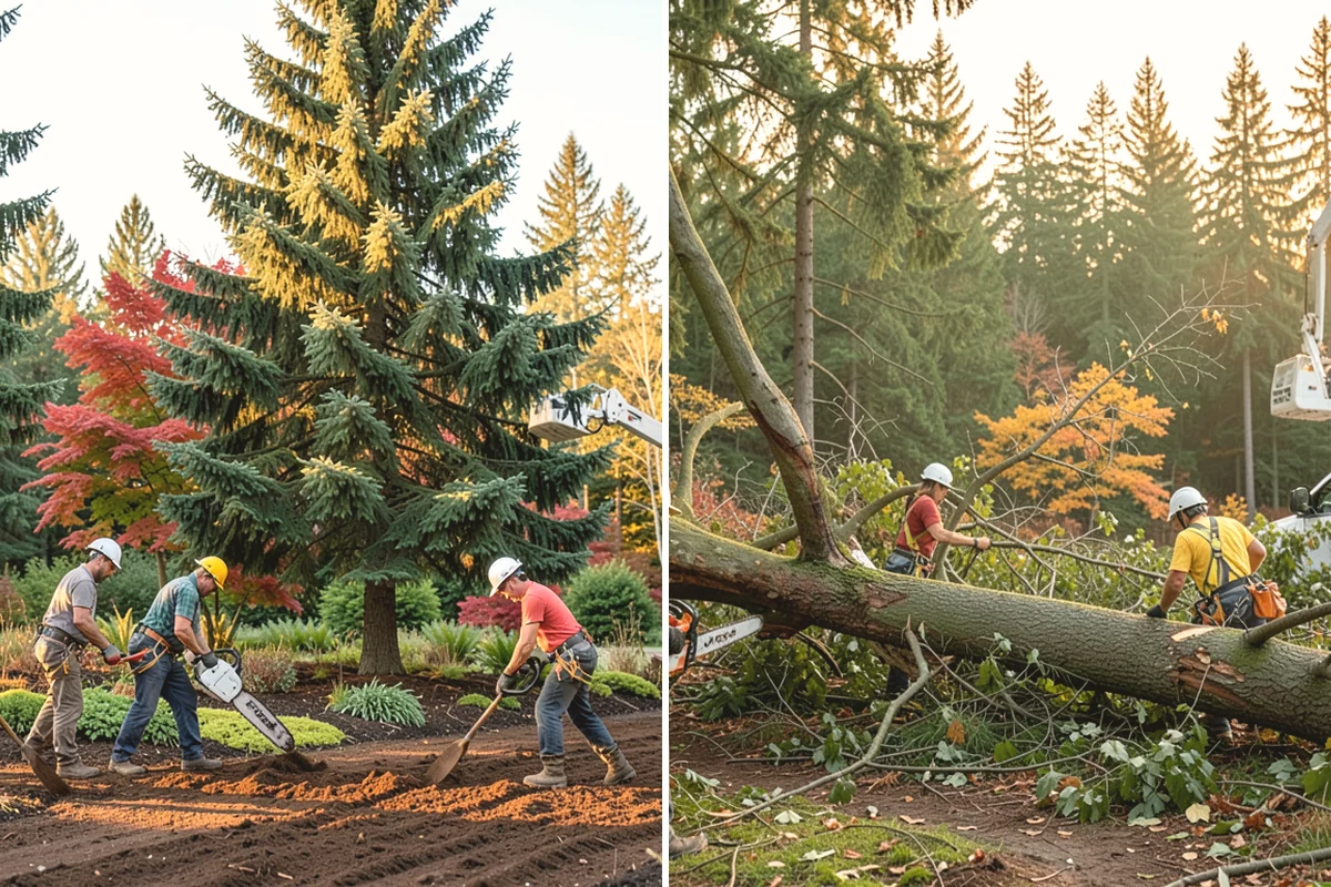 Deep root fertilization in Tukwila, King County, WA - Inspect the tree and its site