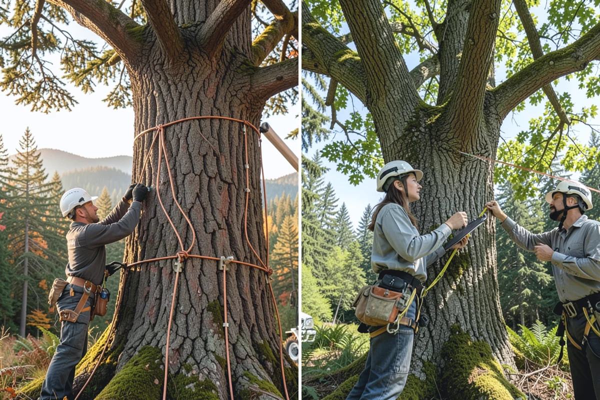 Deep root fertilization in Wilkeson, Pierce County, WA - Inspect the tree and its site