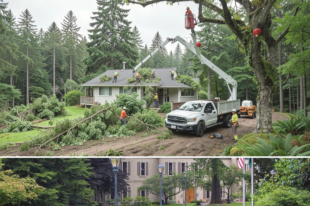 Deep root fertilization in Woodinville, King County, WA - This service can be performed year-round in the Puget Sound region but may require air excavation tools during wetter seasons to...