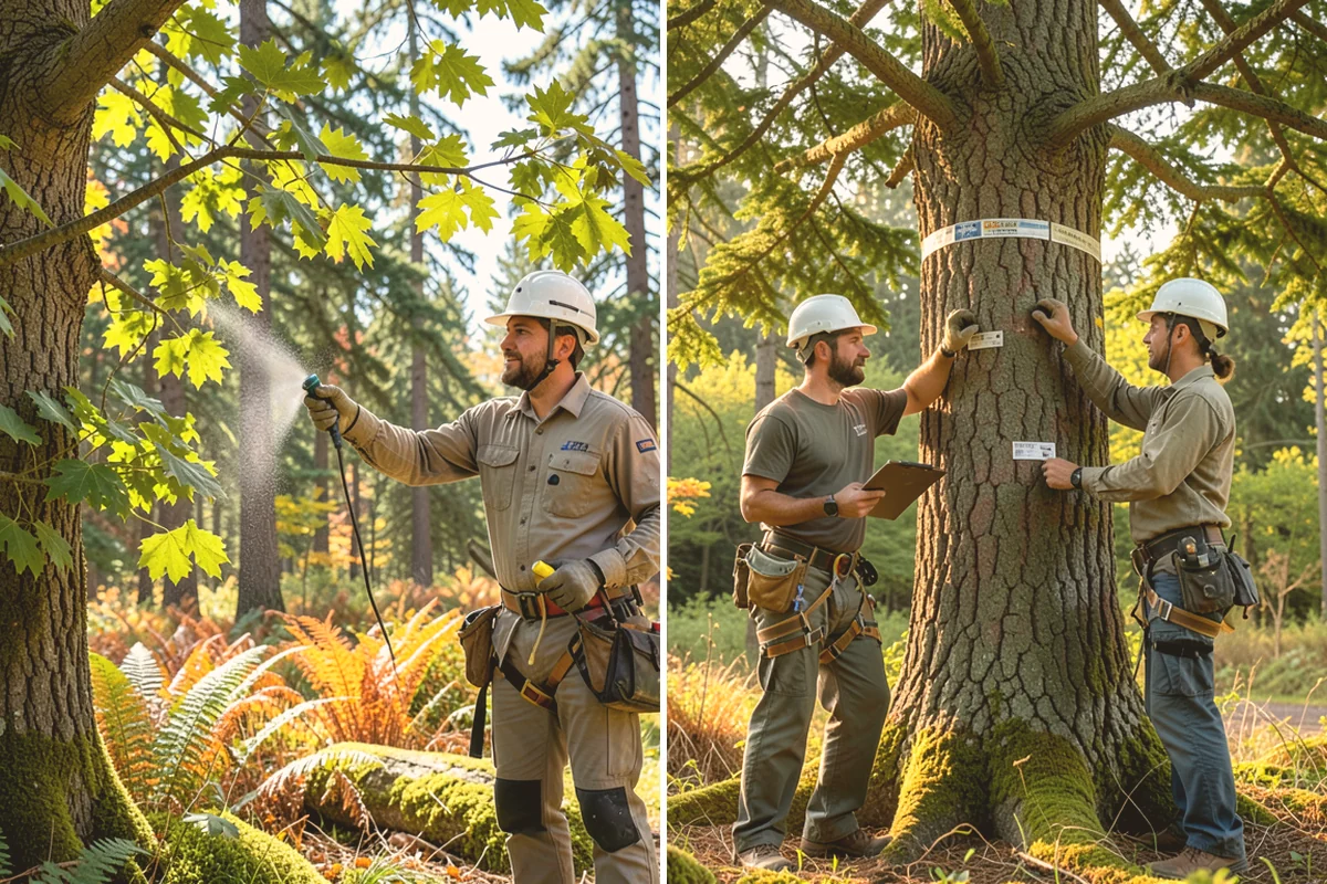 Disease diagnosis in Algona, King County, WA - Inspect the tree and its site