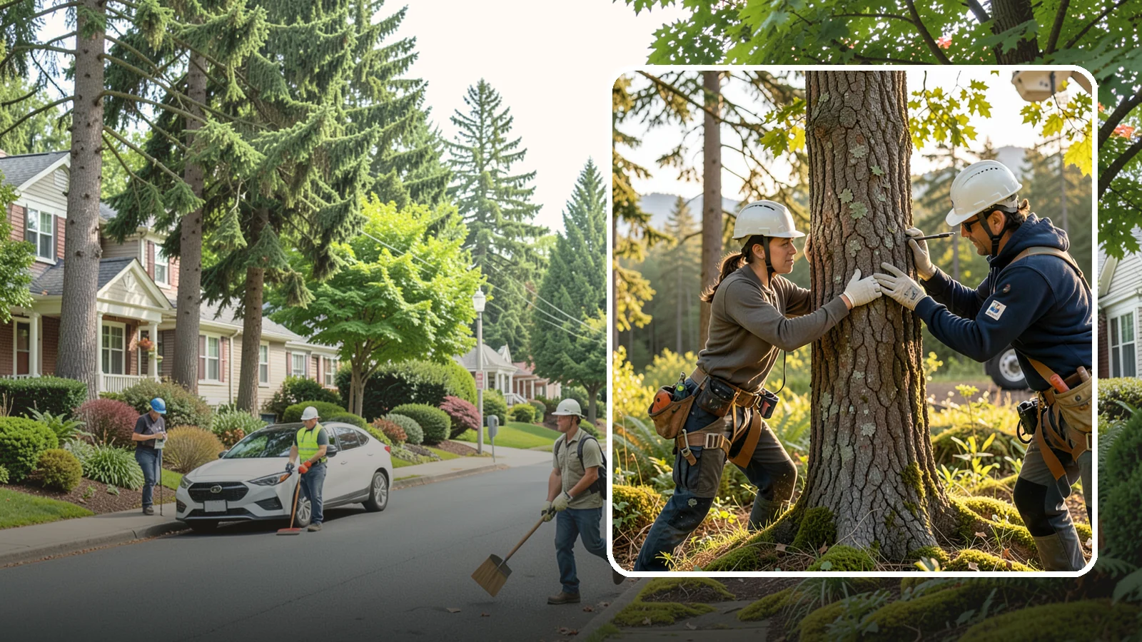 Disease diagnosis in Beaux Arts Village, King County, WA - The identification of fungal, bacterial, or other diseases affecting a tree.