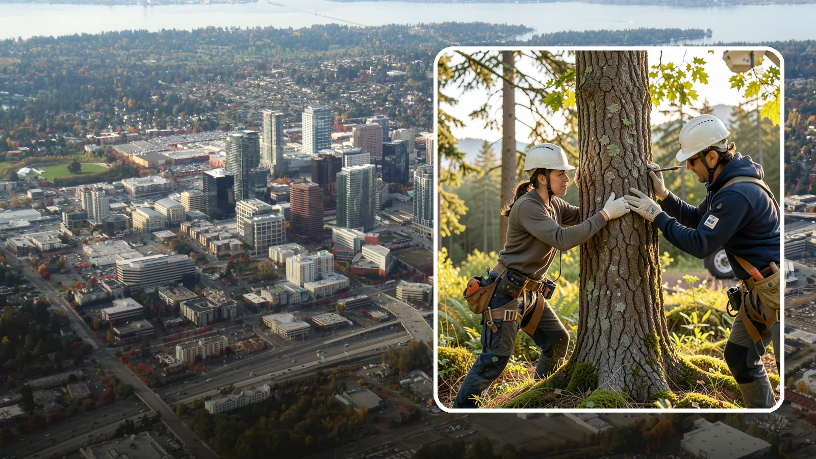 Disease diagnosis in Bellevue, King County, WA - The identification of fungal, bacterial, or other diseases affecting a tree.