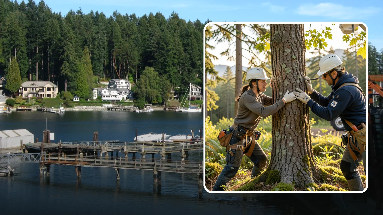 Disease diagnosis in Gig Harbor, Pierce County, WA - The identification of fungal, bacterial, or other diseases affecting a tree.