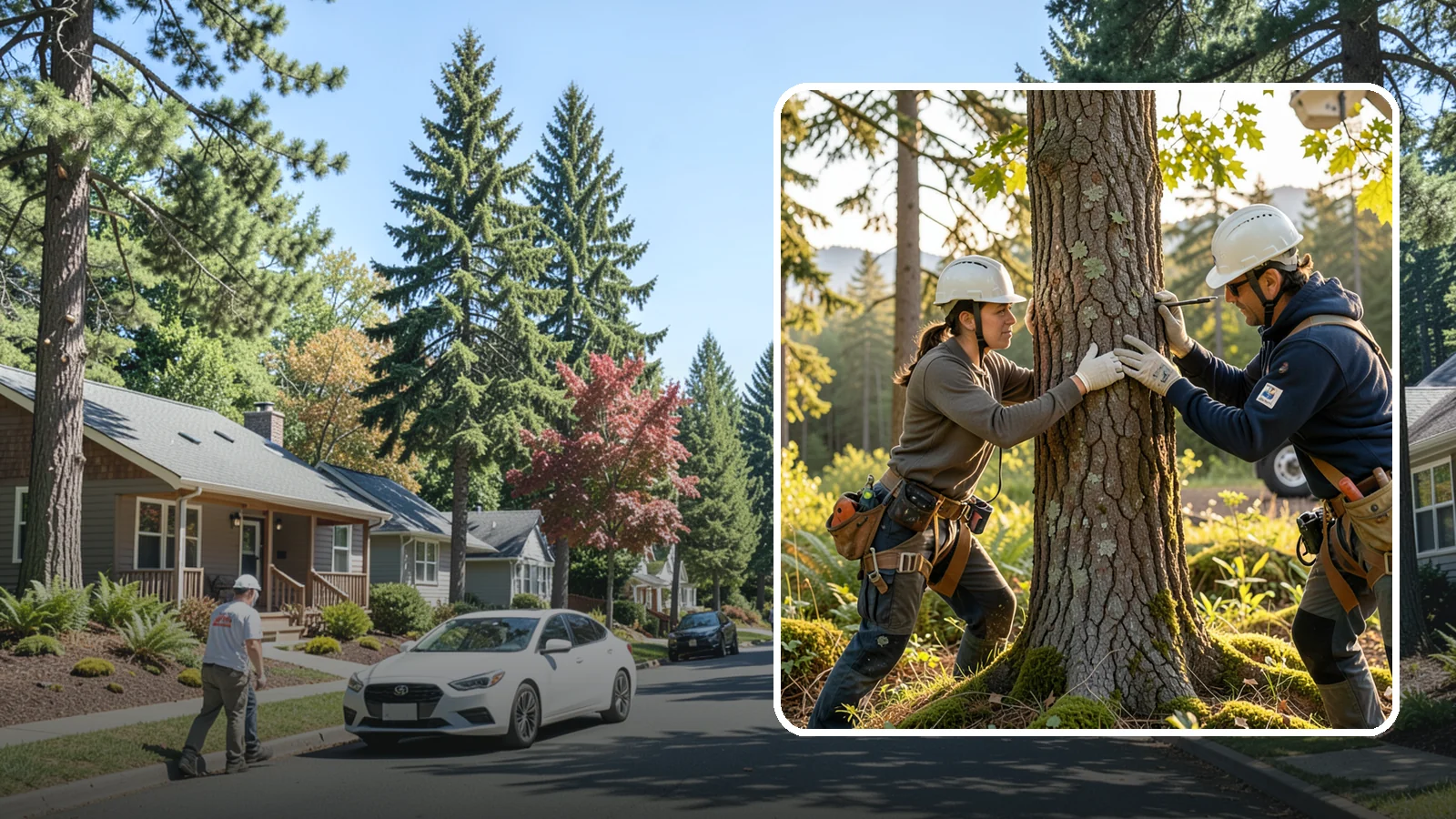 Disease diagnosis in Orting, Pierce County, WA - The identification of fungal, bacterial, or other diseases affecting a tree.