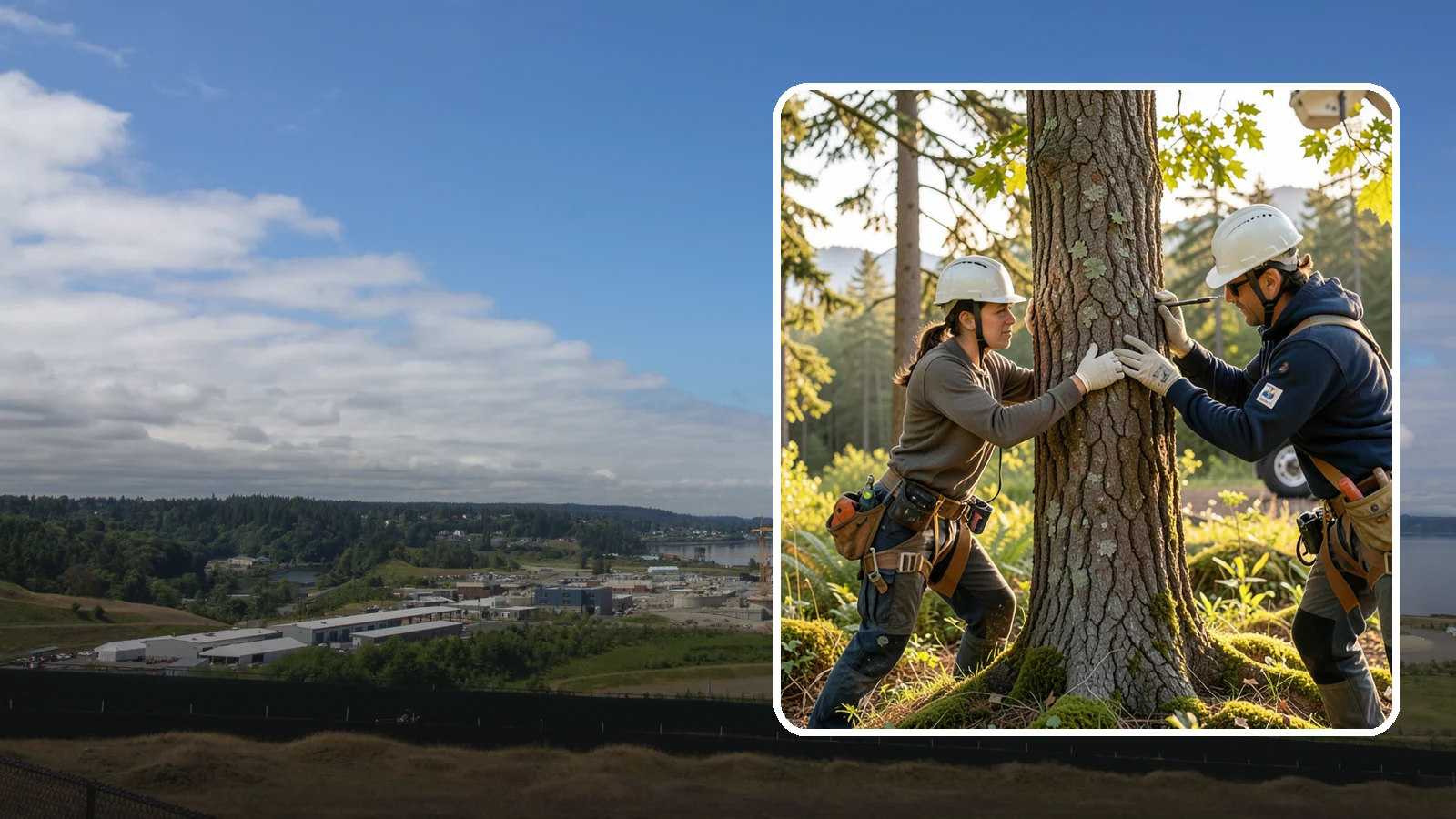 Disease diagnosis in University Place, Pierce County, WA - The identification of fungal, bacterial, or other diseases affecting a tree.