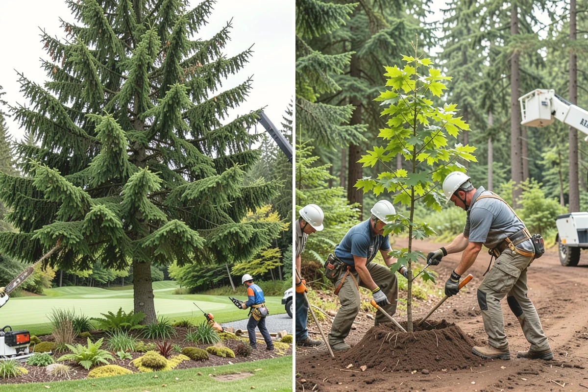 Diseased tree removal in Anacortes, Skagit County, WA - On-site assessment and hazard evaluation