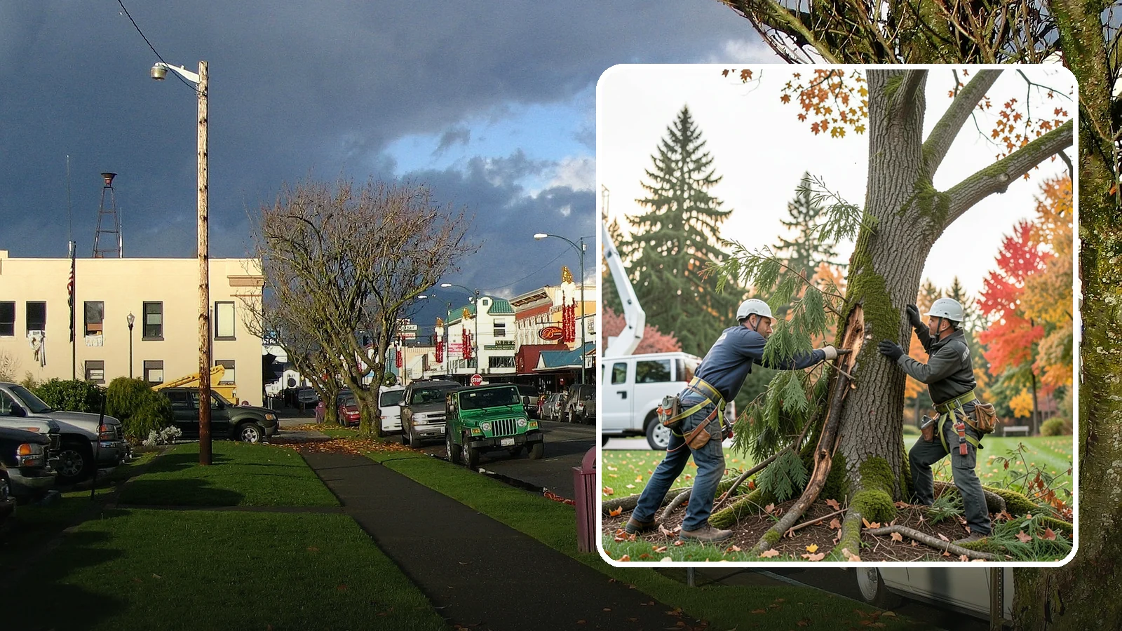 Diseased tree removal in Arlington, Snohomish County, WA - The removal of trees affected by disease beyond recovery.