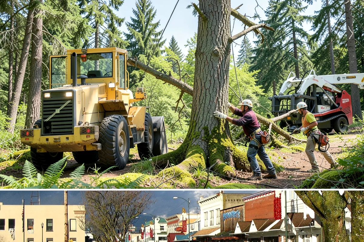 Diseased tree removal in Arlington, Snohomish County, WA - Work can be performed year-round in the Puget Sound climate but requires extra caution during wet seasons due to slippery...