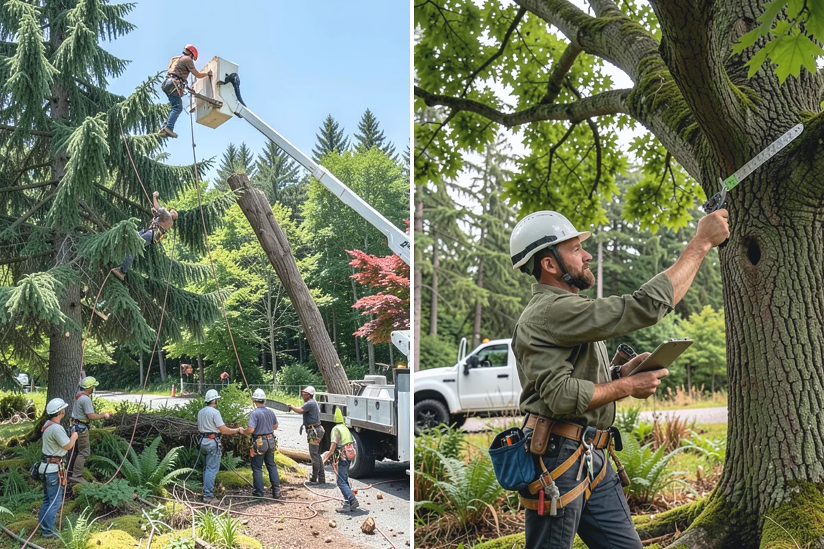 Diseased tree removal in Auburn, King County, WA - On-site assessment and hazard evaluation