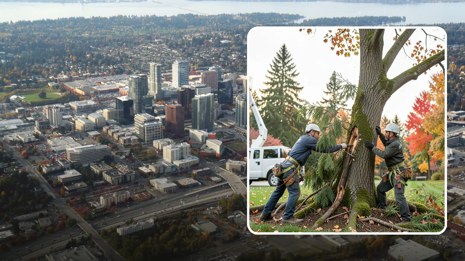 Diseased tree removal in Bellevue, King County, WA - The removal of trees affected by disease beyond recovery.