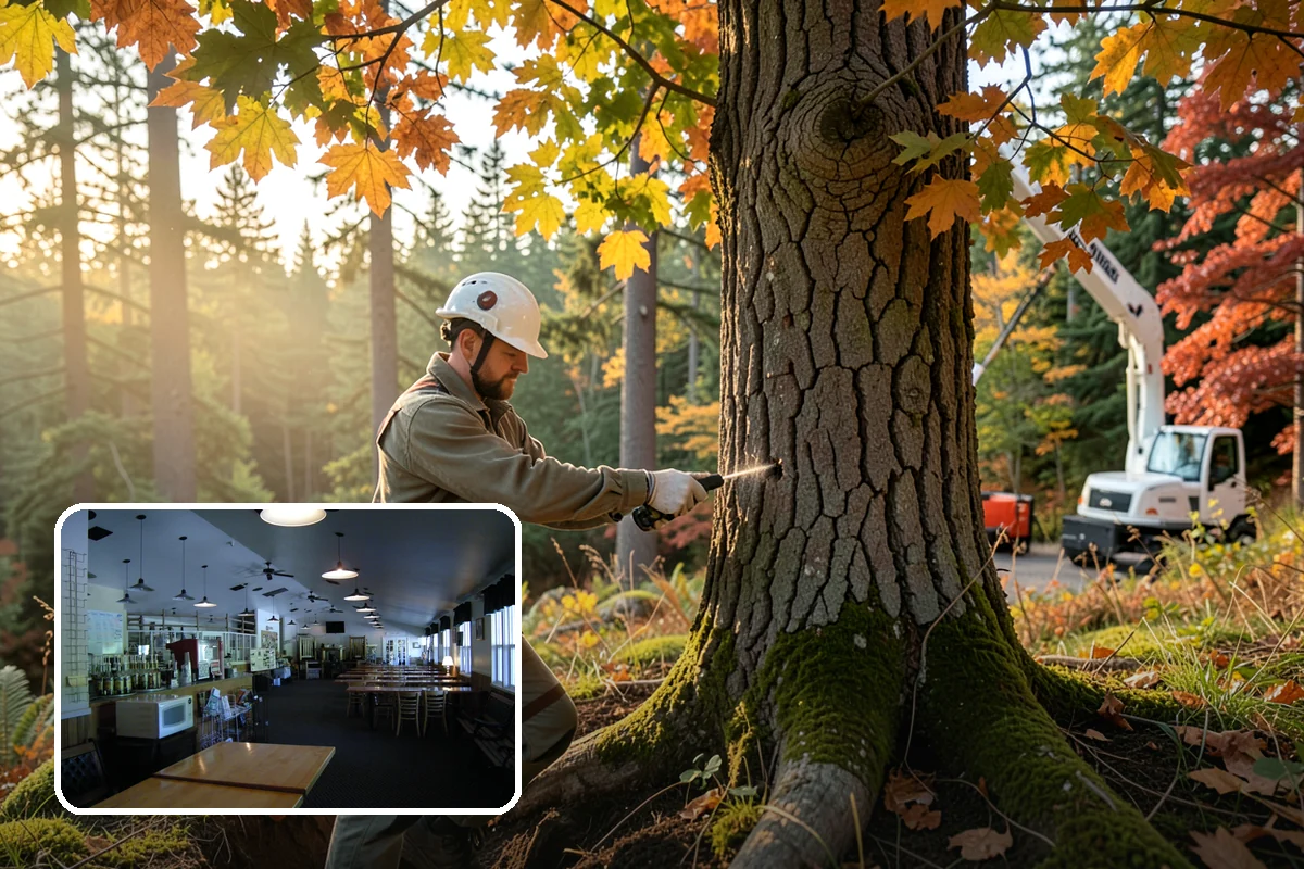Diseased tree removal in Black Diamond, King County, WA - Removes safety hazards and reduces liability
