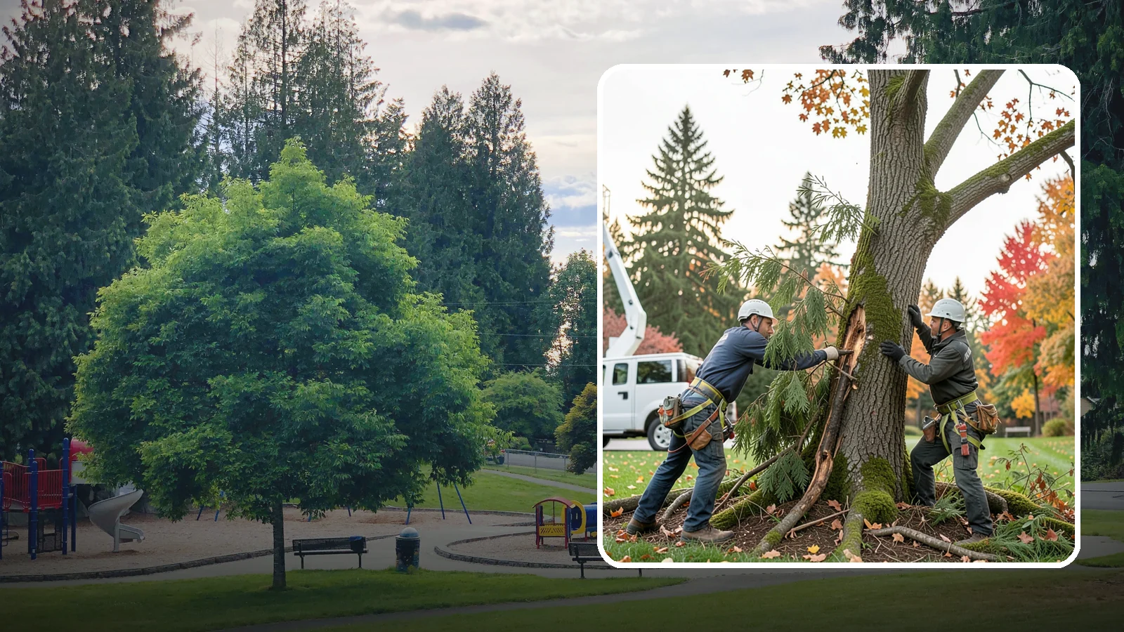 Diseased tree removal in Bonney Lake, Pierce County, WA - The removal of trees affected by disease beyond recovery.