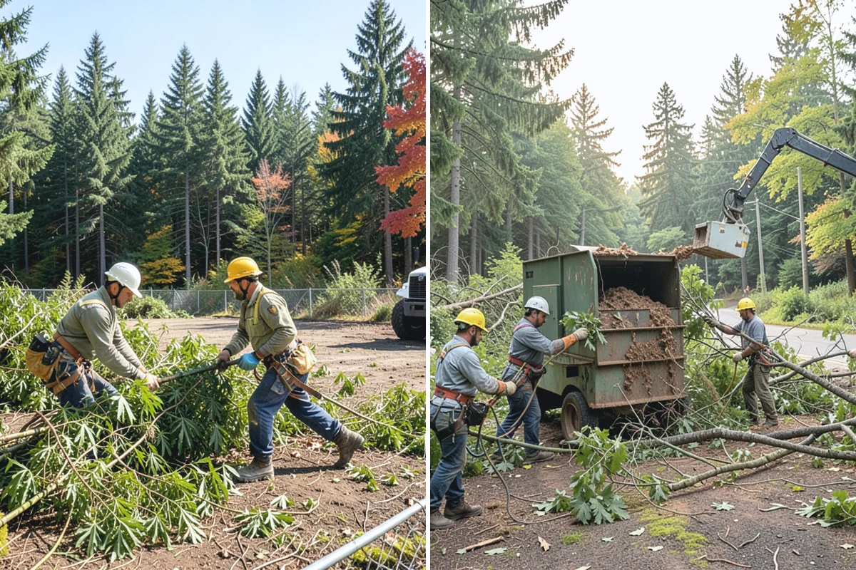 Diseased tree removal in Bonney Lake, Pierce County, WA - On-site assessment and hazard evaluation