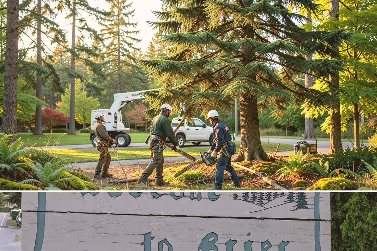 Diseased tree removal in Brier, Snohomish County, WA - Work can be performed year-round in the Puget Sound climate but requires extra caution during wet seasons due to slippery...