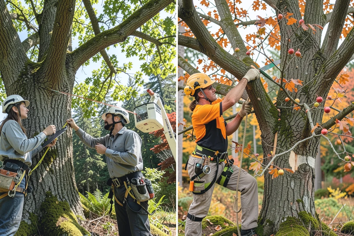 Diseased tree removal in Buckley, Pierce County, WA - On-site assessment and hazard evaluation