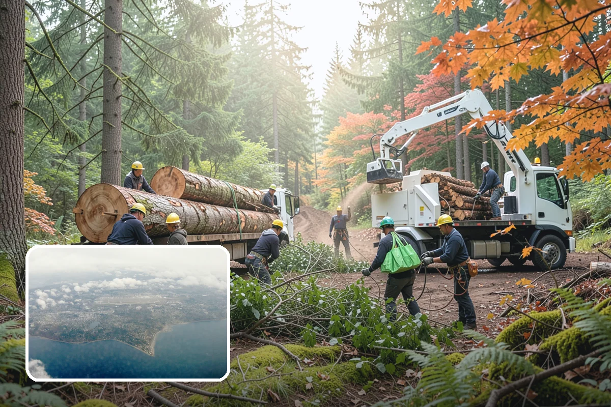 Diseased tree removal in Burien, King County, WA - Removes safety hazards and reduces liability