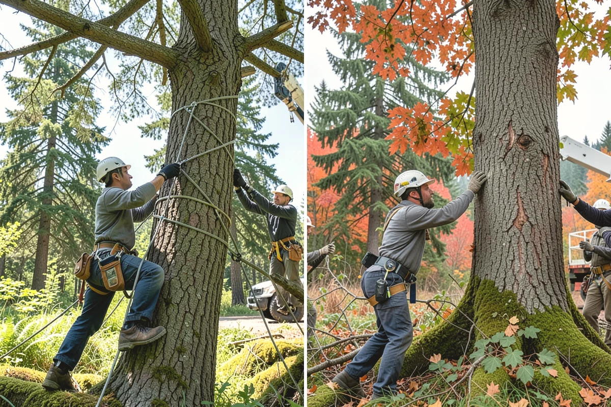 Diseased tree removal in Burien, King County, WA - On-site assessment and hazard evaluation