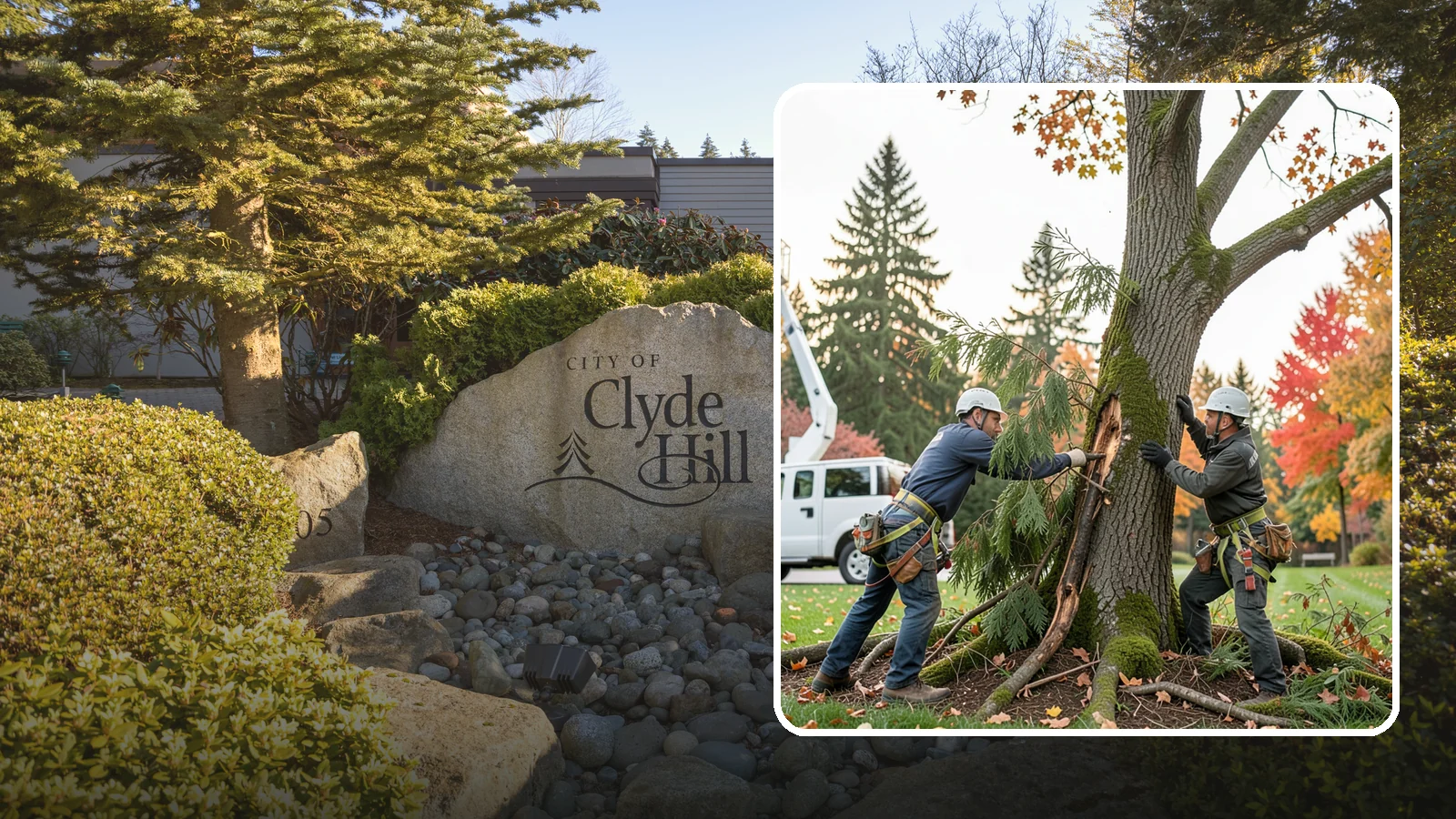 Diseased tree removal in Clyde Hill, King County, WA - The removal of trees affected by disease beyond recovery.