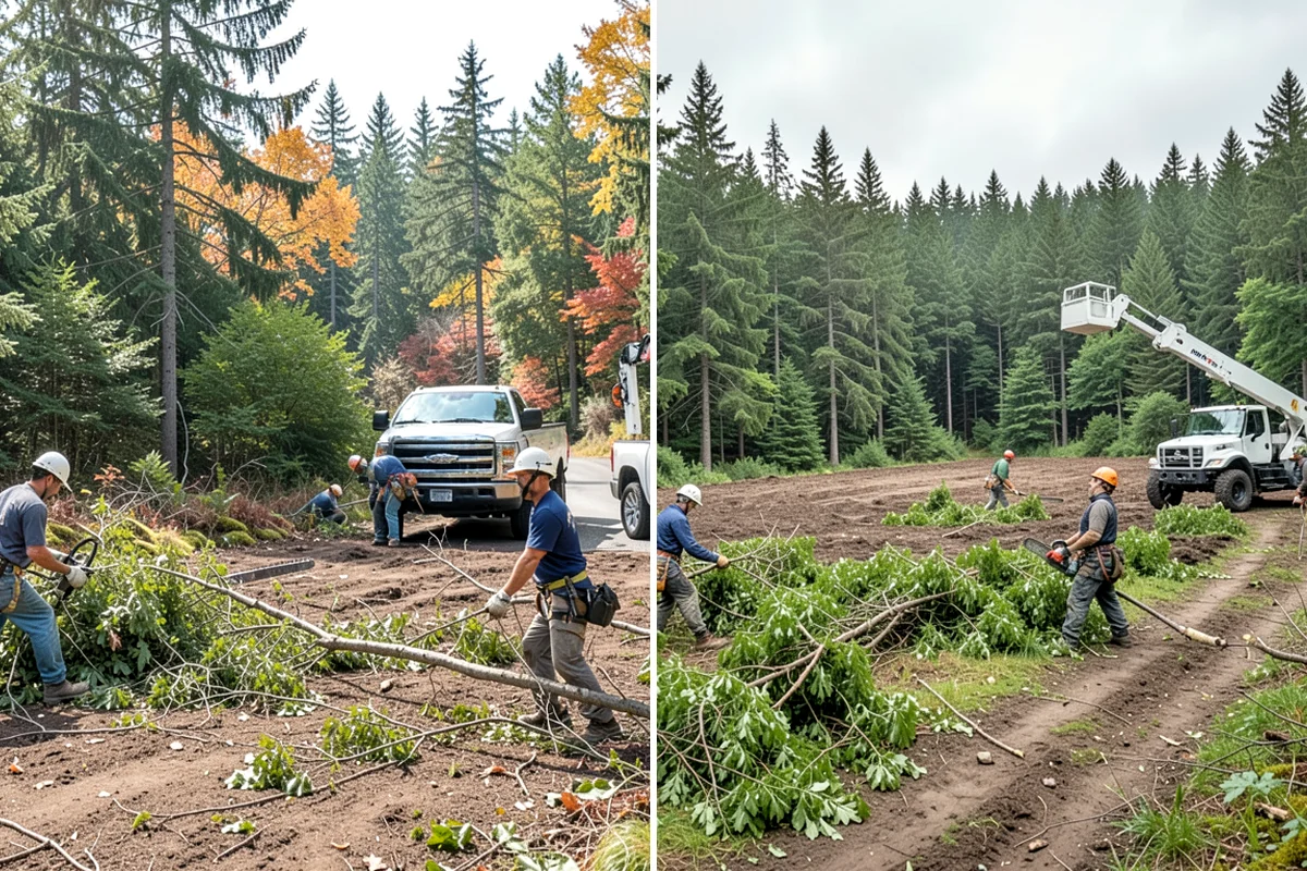 Diseased tree removal in Clyde Hill, King County, WA - On-site assessment and hazard evaluation