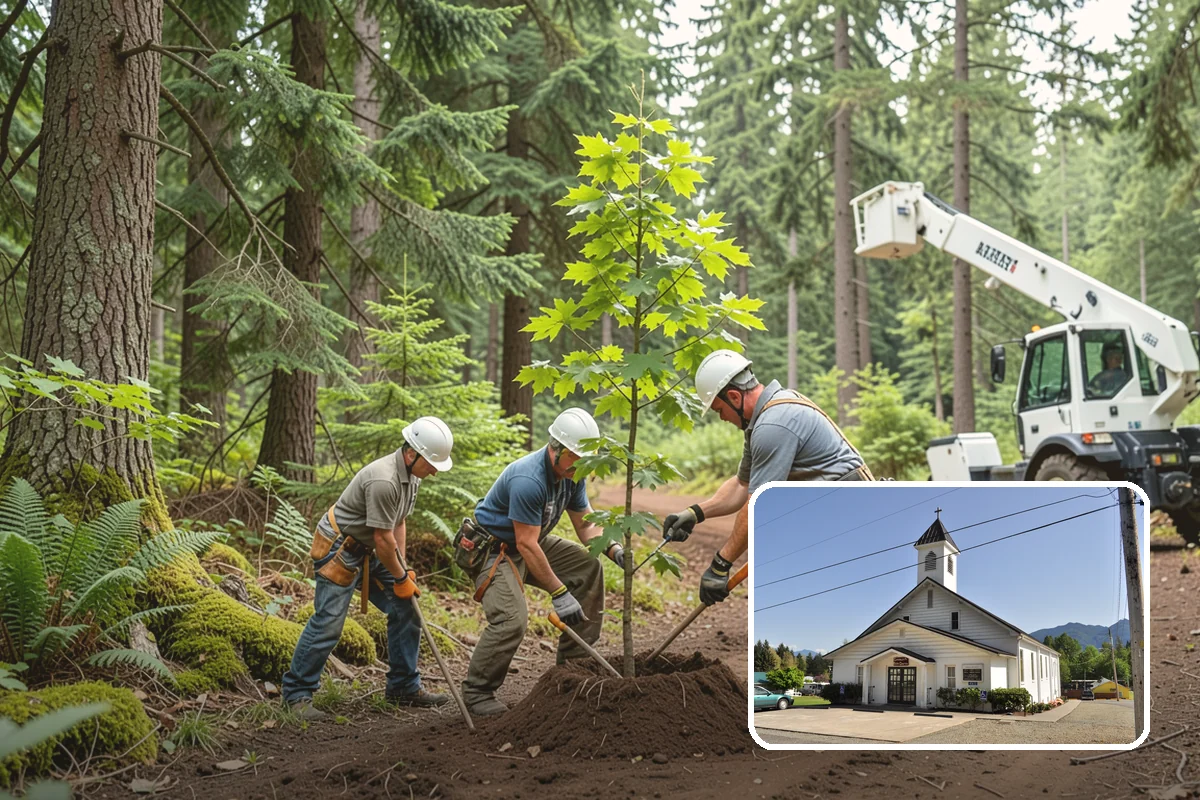 Diseased tree removal in Concrete, Skagit County, WA - Removes safety hazards and reduces liability