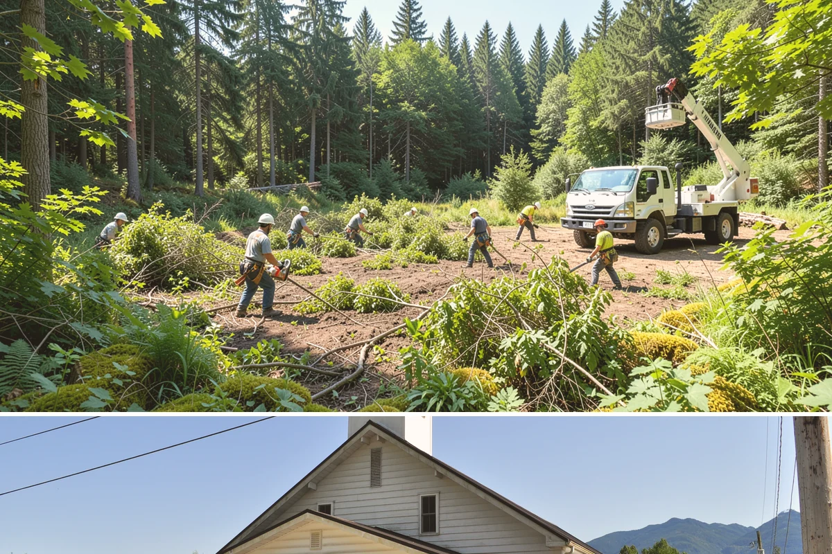 Diseased tree removal in Concrete, Skagit County, WA - Work can be performed year-round in the Puget Sound climate but requires extra caution during wet seasons due to slippery...