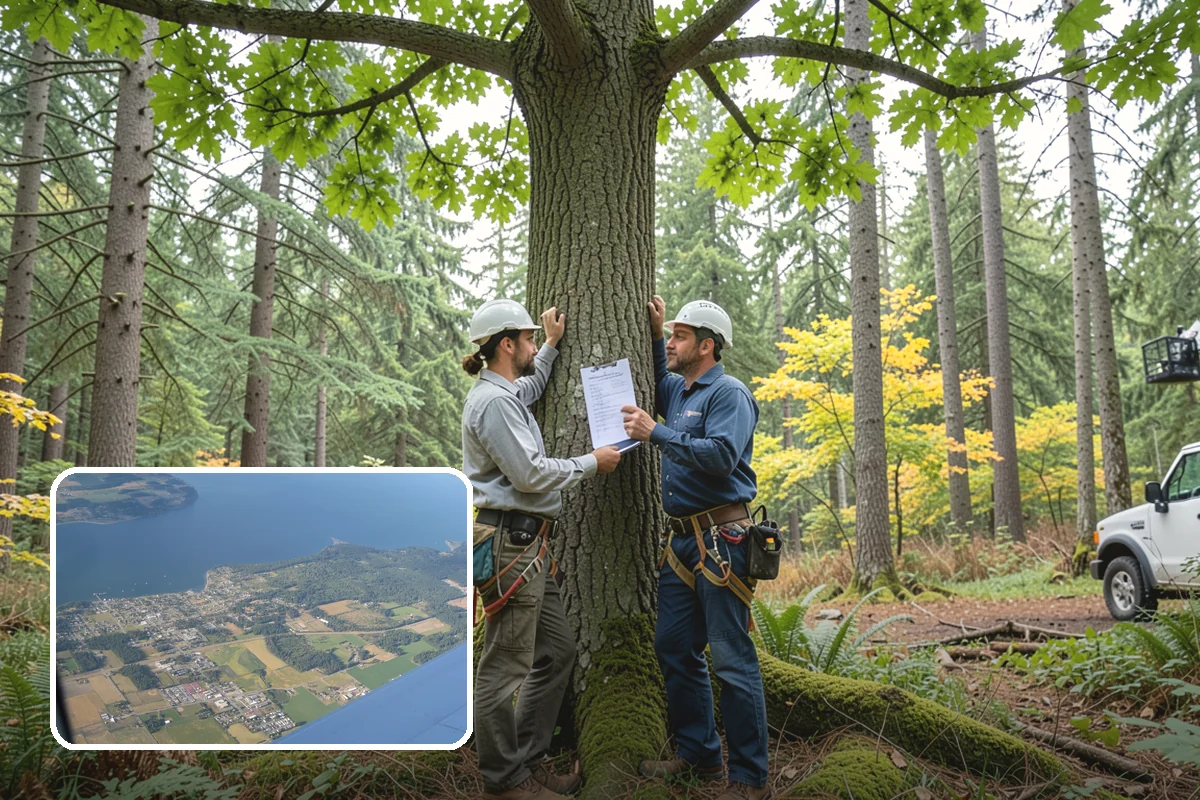 Diseased tree removal in Coupeville, Island County, WA - Removes safety hazards and reduces liability