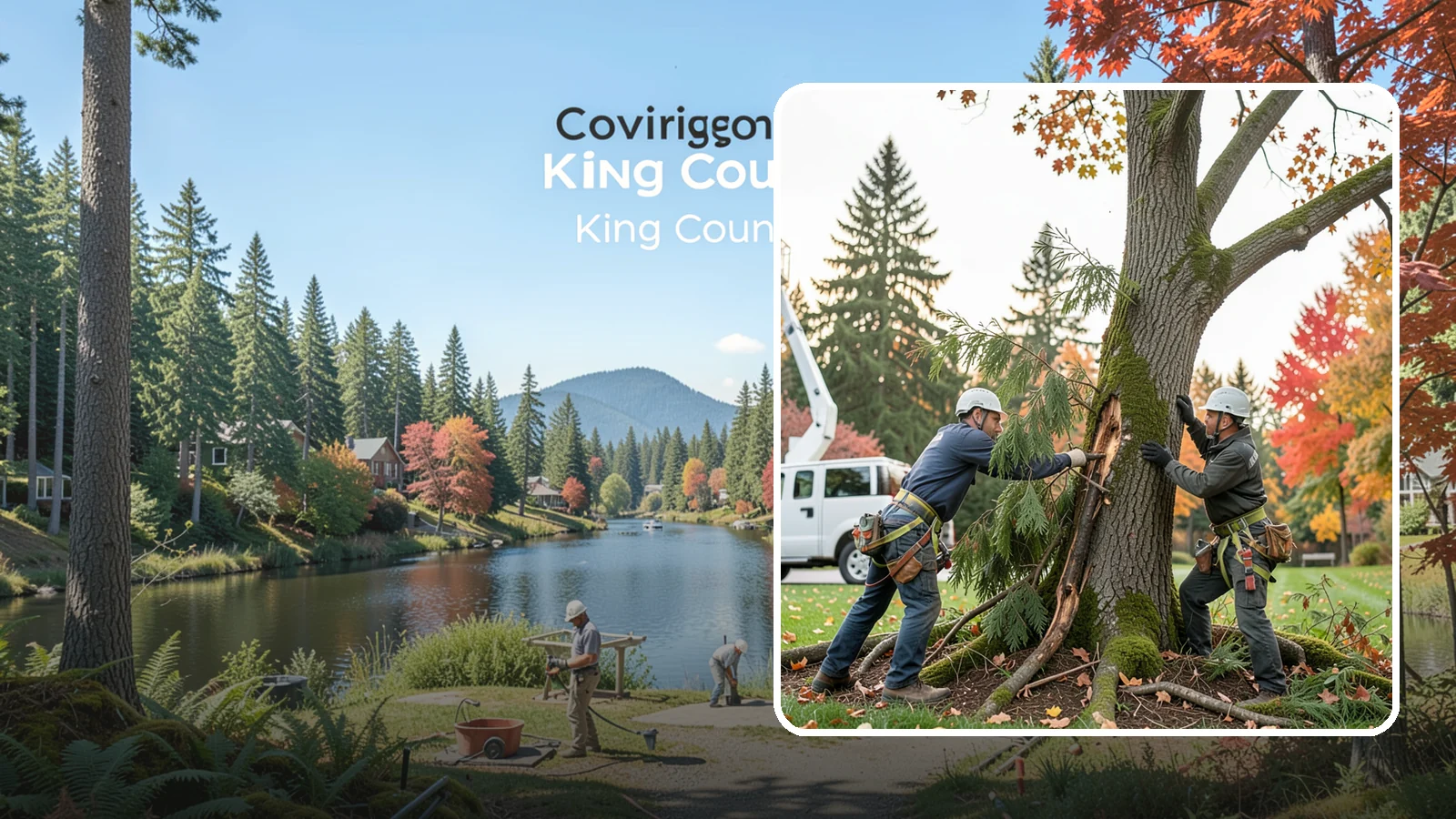 Diseased tree removal in Covington, King County, WA - The removal of trees affected by disease beyond recovery.